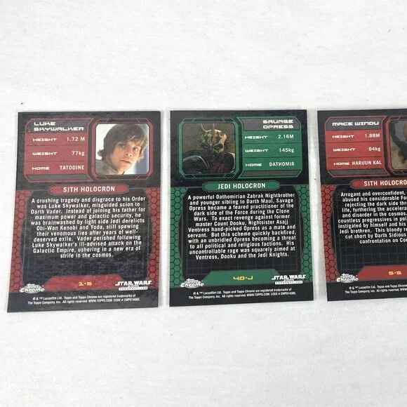 2023 Topps Chrome Perspectives & Throwback Thursday Star Wars Trading Cards - 4 - Picture 4 of 5